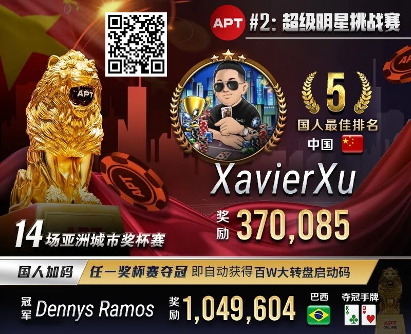 【GG扑克】APT#2明星赛｜国人冤家牌关键跑马杀出重围！WSOP冠军聚集的FT宛如神仙打架