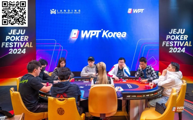 【GG扑克】济州扑克嘉年华｜WPT主赛6人决赛桌诞生 李栋1270W蝉联记分牌榜首领跑决赛圈