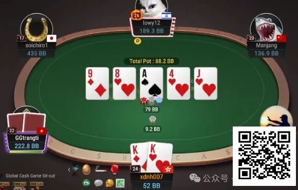 【GG扑克】牌局分析：3枪超小block bet