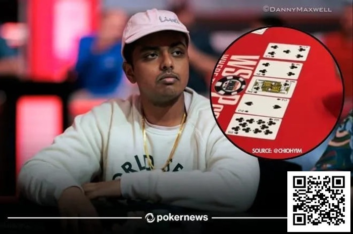 【GG扑克】明明击中后门同花，却被顺子淘汰出局！WSOPC主赛引争议